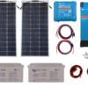 220Wp Set Met Victron Energy Accu 330Ah & 12V-230V Omvormer 12/1600