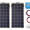 Overloopbare flexibele zonnepanelen set 240Wp premium  – Victron Energy MPPT Laadregelaar – 5 Jaar Garantie